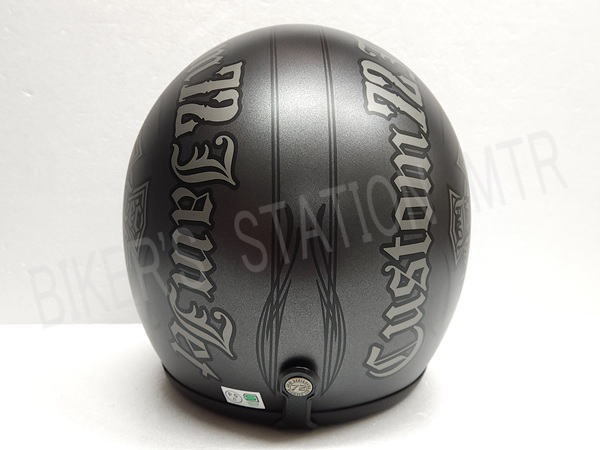 スピード出荷 72JAM JJ-31 ジェットヘルメット New Cross ニュークロス ガンメタ フリーサイズ 管理T