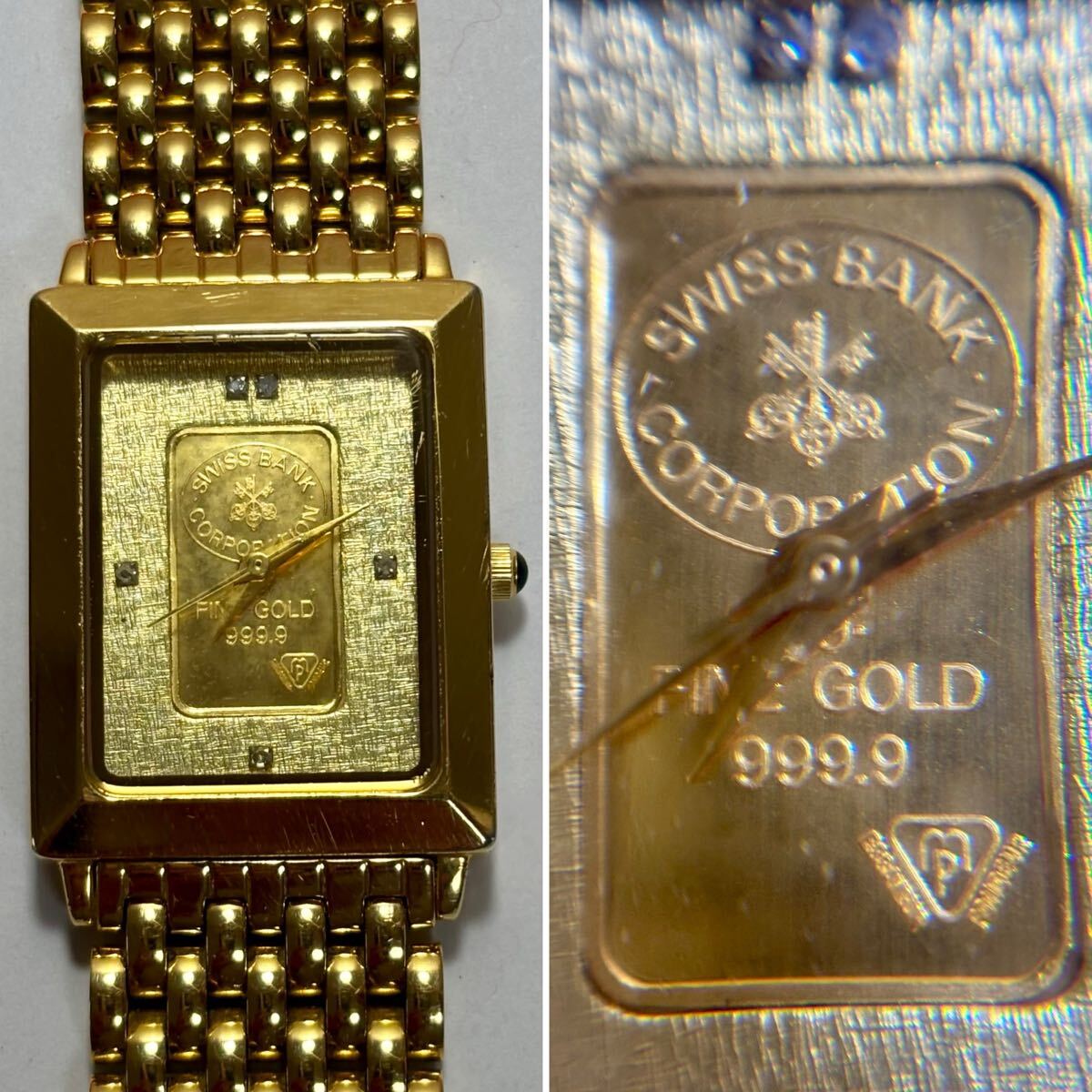 ☆ ELGIN エルジン SWISS BANK FINE GOLD 999.9 GOLD INGOT 1g ☆ ELGIN エルジン SWISS BANK FINE GOLD 999.9 GOLD INGOT 1g