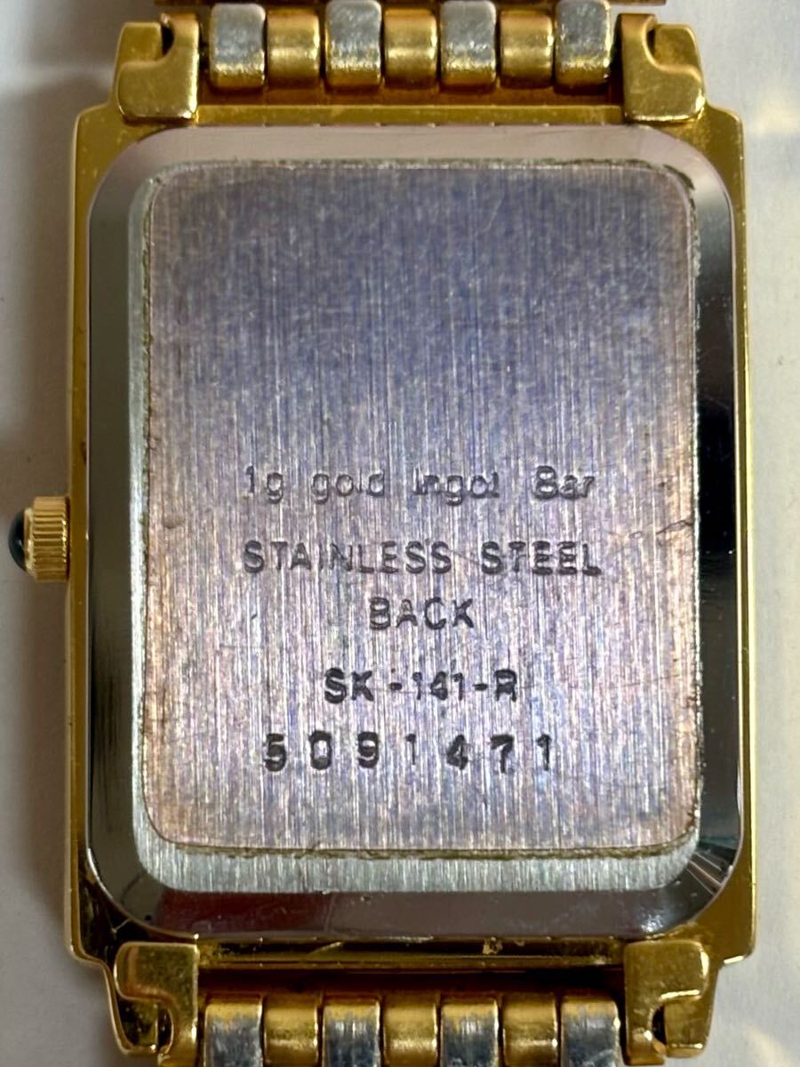 ☆ ELGIN エルジン SWISS BANK FINE GOLD 999.9 GOLD INGOT 1g ☆ ELGIN エルジン SWISS BANK FINE GOLD 999.9 GOLD INGOT 1g