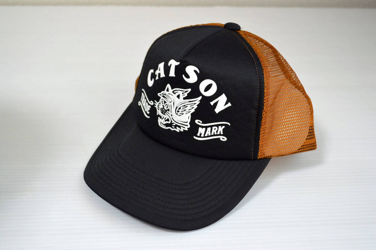 SMP アメリカンメッシュキャップ SMP002-26 CATSON 普通寸 Mサイズ BR_画像1