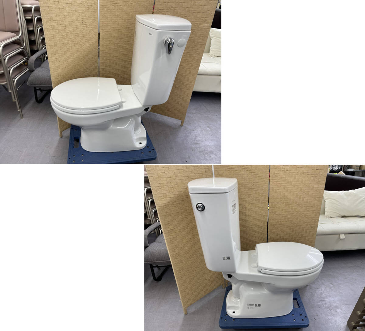 モデルハウス展示品 TOTO トイレ便器 CS370 タンク SS370BNKL