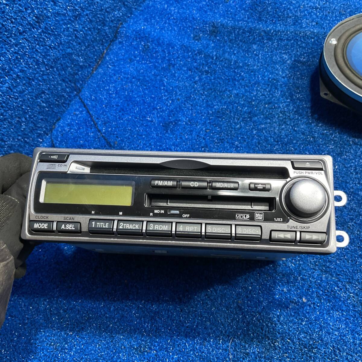 [AK-0028145][A2] ホンダ AP2 S2000 純正 Panasonic パナソニック CD MDデッキ プレーヤー 39100-S2A-9111-M1 スピーカー　 605746