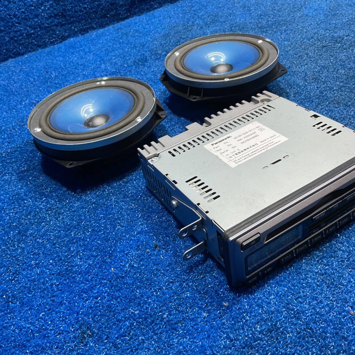 [AK-0028145][A2] ホンダ AP2 S2000 純正 Panasonic パナソニック CD MDデッキ プレーヤー 39100-S2A-9111-M1 スピーカー　 605746