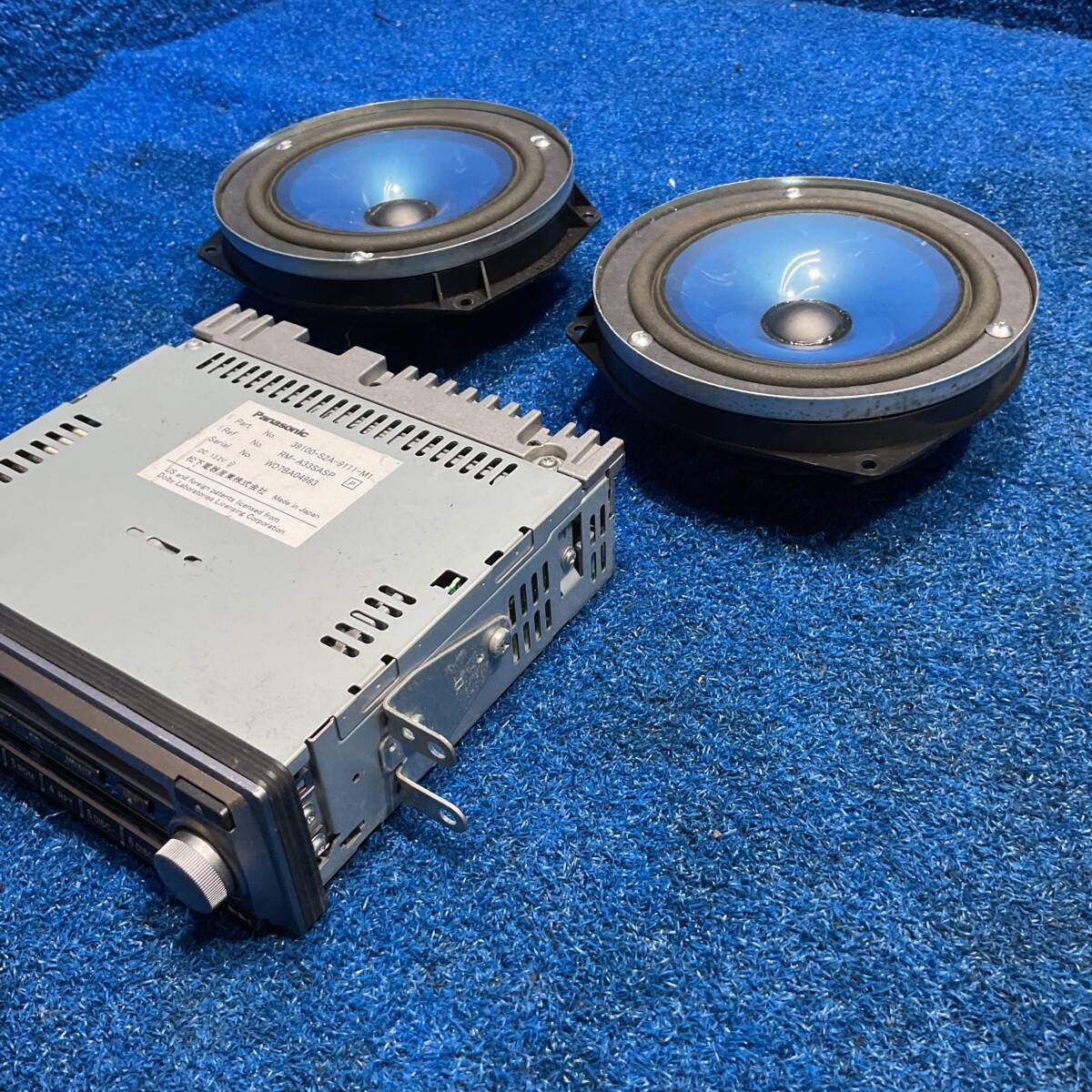 [AK-0028145][A2] ホンダ AP2 S2000 純正 Panasonic パナソニック CD MDデッキ プレーヤー 39100-S2A-9111-M1 スピーカー　 605746