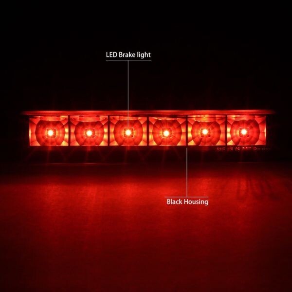 【激レア/LED/ブラック】03-19y エクスプレス サバナ ハイマウント ストップ ランプ ライト シボレー GMC バック リア テール ヘッド