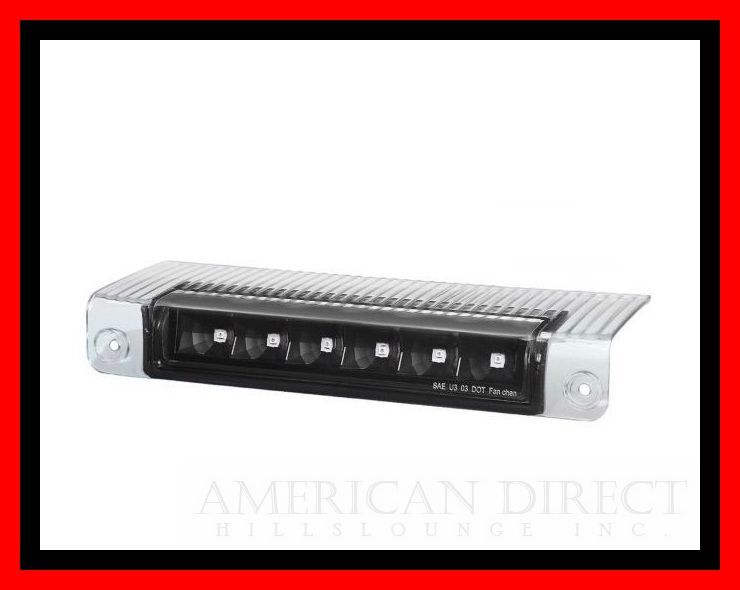 【激レア/LED/ブラック】03-19y エクスプレス サバナ ハイマウント ストップ ランプ ライト シボレー GMC バック リア テール ヘッド