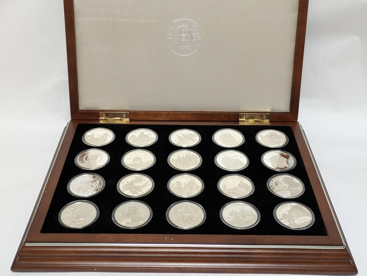 銀貨/アンティーク/コイン/フランクリンミント『人類2000年の 銀貨/アンティーク/コイン/フランクリンミント『人類2000年の