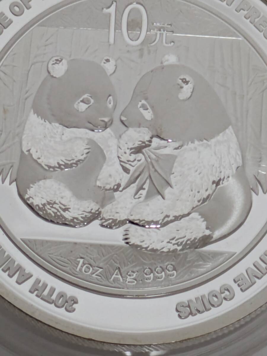 銀貨/純銀/中国/コイン/パンダ/10元/1オンス/2009年(アジア 銀貨/純銀/中国/コイン/パンダ/10元/1オンス/2009年(アジア