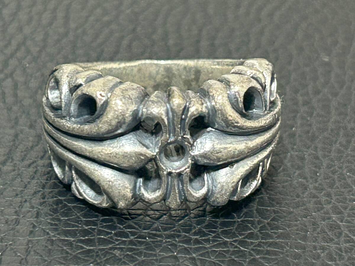 CHROME HEARTS クロムハーツ リング 18号 シルバー 中古品 CHROME HEARTS クロムハーツ リング 18号 シルバー 中古品
