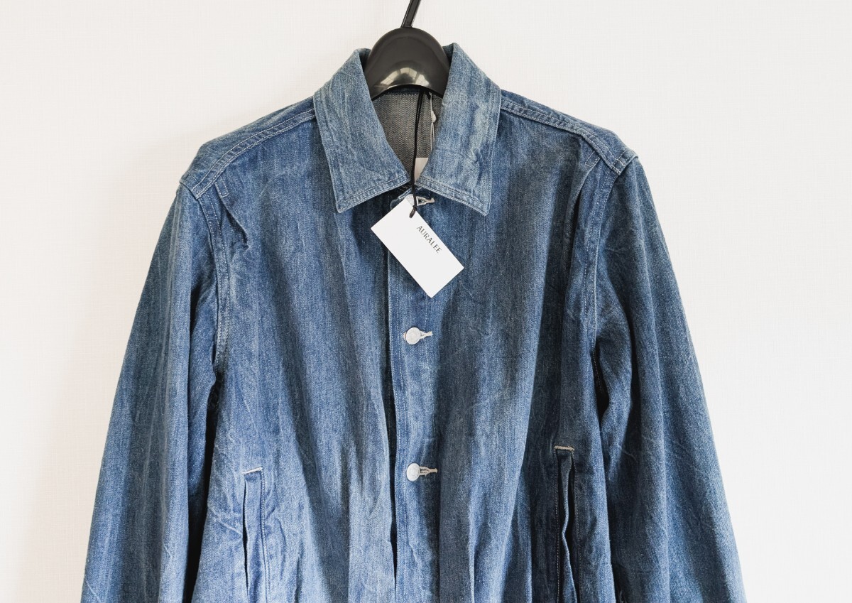 AURALEE オーラリー 23SS SELVEDGE FADED LIGHT DENIM BLOUSON AURALEE オーラリー 23SS SELVEDGE FADED LIGHT DENIM BLOUSON