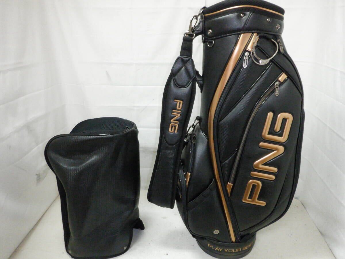 PING☆ピン☆9.0型☆中古☆良品☆カート(BK×BR)ゴルフ キャディ PING☆ピン☆9.0型☆中古☆良品☆カート(BK×BR)ゴルフ キャディ