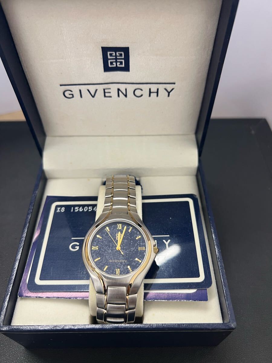 希少」「レア」GIVENCHY ジバンシィ 腕時計 メンズ クオーツ SS 希少」「レア」GIVENCHY ジバンシィ 腕時計 メンズ クオーツ SS
