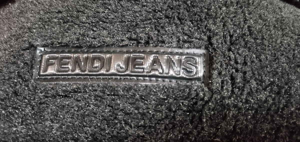 美品★フェンデ?！铳堀ⅰ铳冤`コート★FENDI★ファー★ダブルブレスト★ブラック★黒★大きいサイズ★44★希少★Pコート★チェスターコート