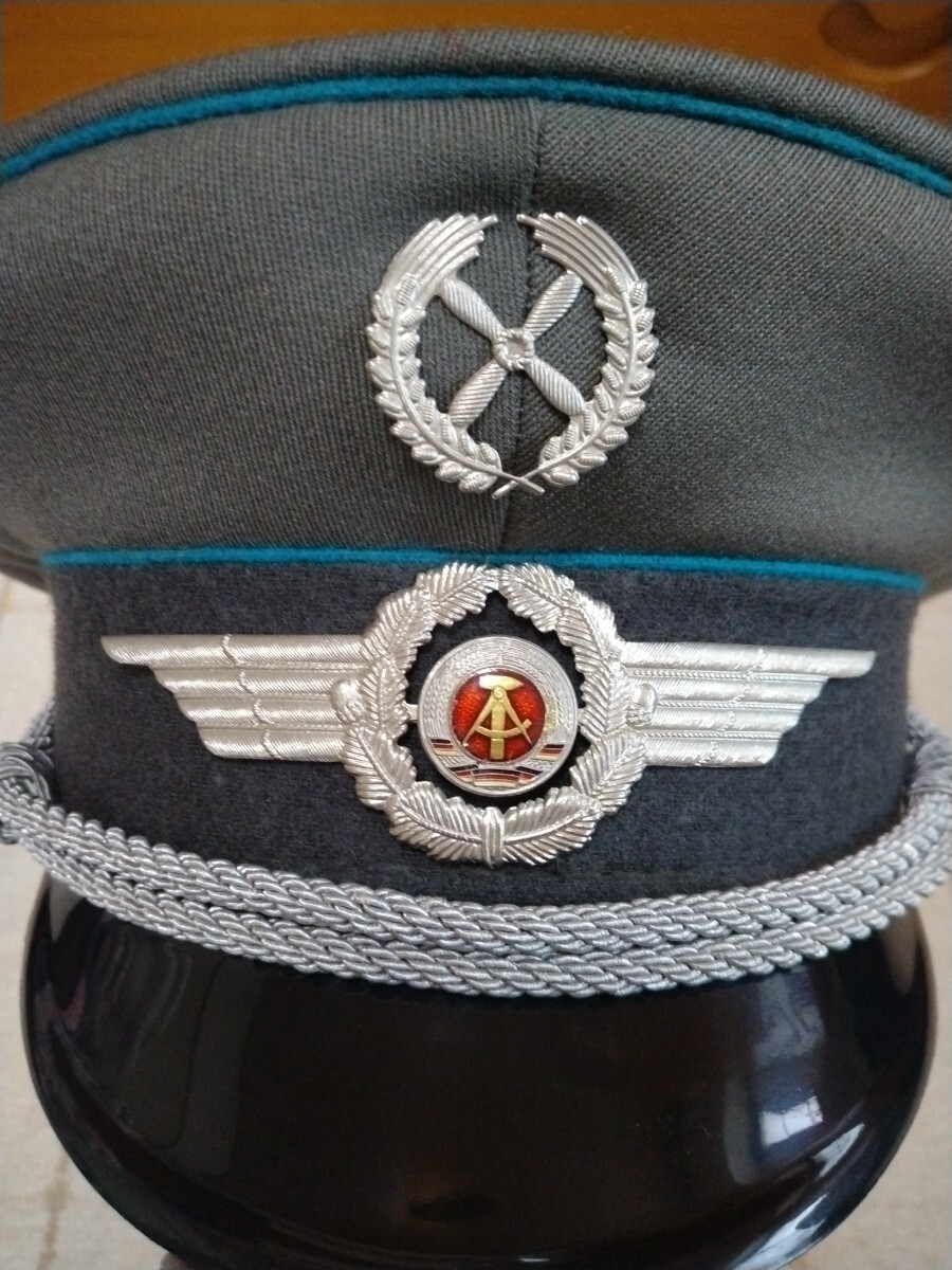 東ドイツ】空軍 将校 制帽(サイズ58cm)【東独】// DDR NVA LSK 東ドイツ】空軍 将校 制帽(サイズ58cm)【東独】// DDR NVA LSK