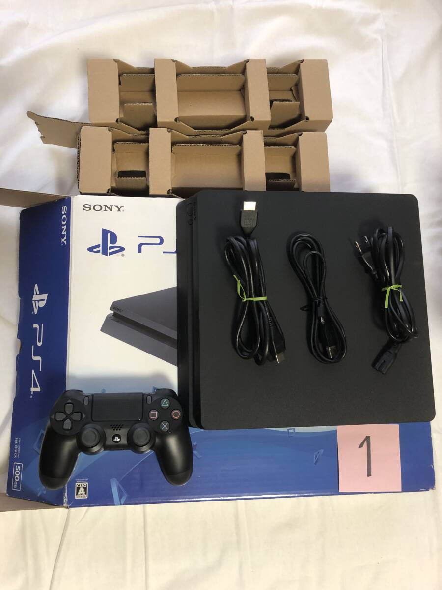 1円~PlayStation 4 ジェットブラック 500GB(CUH-2000AB01)(PS4 1円~PlayStation 4 ジェットブラック 500GB(CUH-2000AB01)(PS4