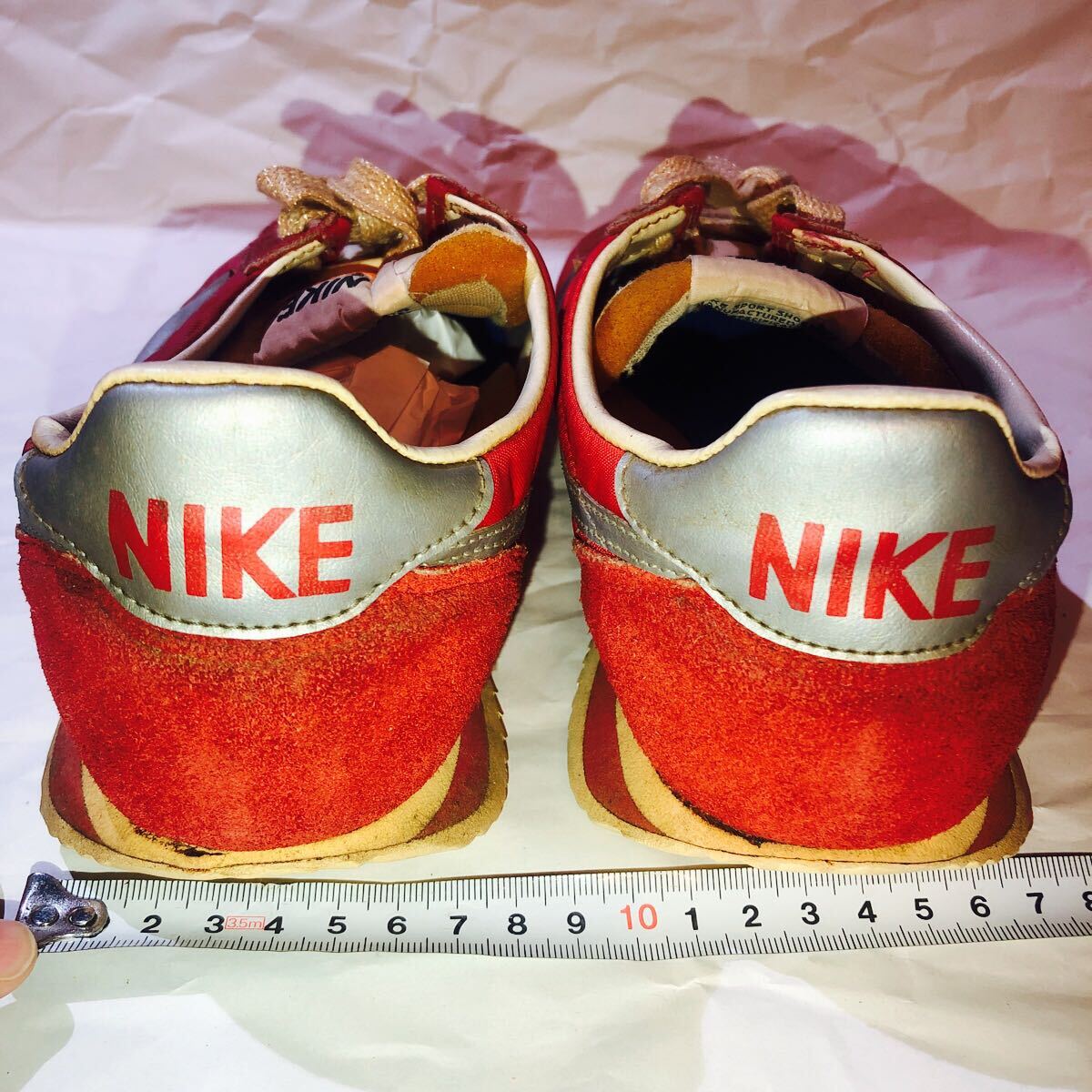 デッドストック70sビンテージNIKEナイキ CORTEZコルテッツ赤x銀 デッドストック70sビンテージNIKEナイキ CORTEZコルテッツ赤x銀