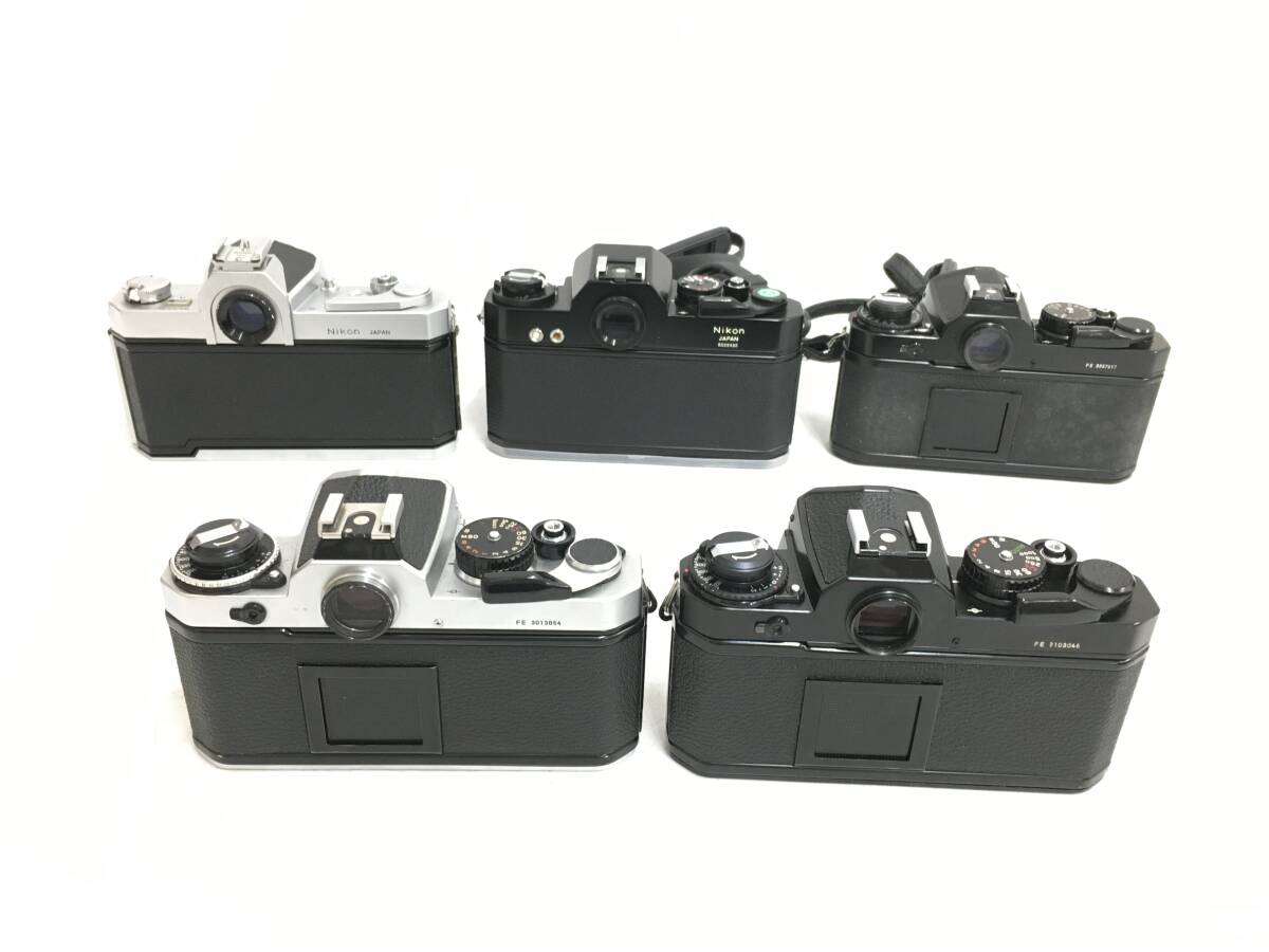☆ Nikon フィルム一眼カメラ まとめ 1 ☆ F ×2 + F2 ×2 + FE ×3 ☆ Nikon フィルム一眼カメラ まとめ 1 ☆ F ×2 + F2 ×2 + FE ×3