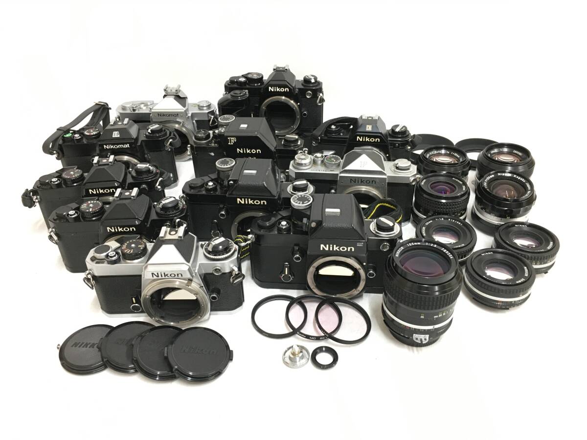 ☆ Nikon フィルム一眼カメラ まとめ 1 ☆ F ×2 + F2 ×2 + FE ×3 ☆ Nikon フィルム一眼カメラ まとめ 1 ☆ F ×2 + F2 ×2 + FE ×3