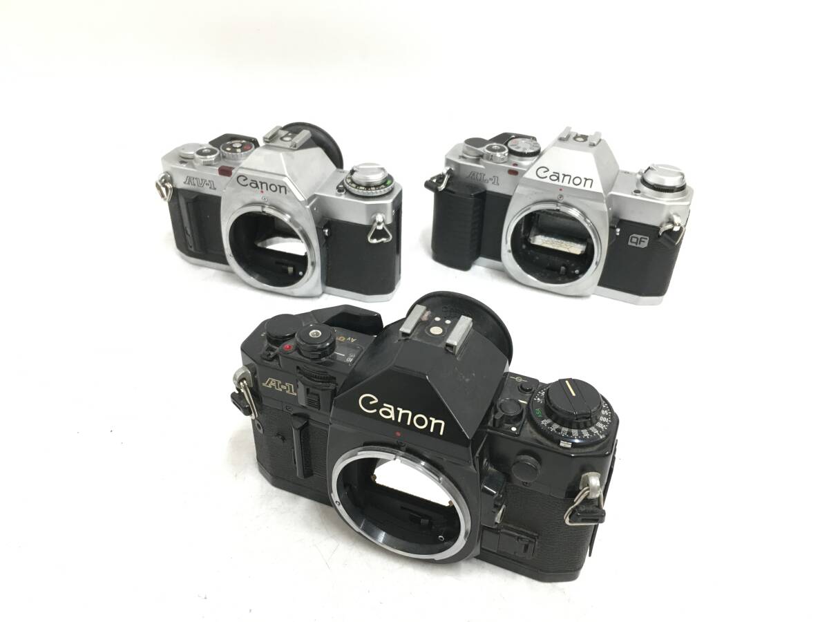 ☆ Canon フィルム一眼カメラ まとめ ☆ A-1 + AE-1 ×3 + AV-1 + ☆ Canon フィルム一眼カメラ まとめ ☆ A-1 + AE-1 ×3 + AV-1 +