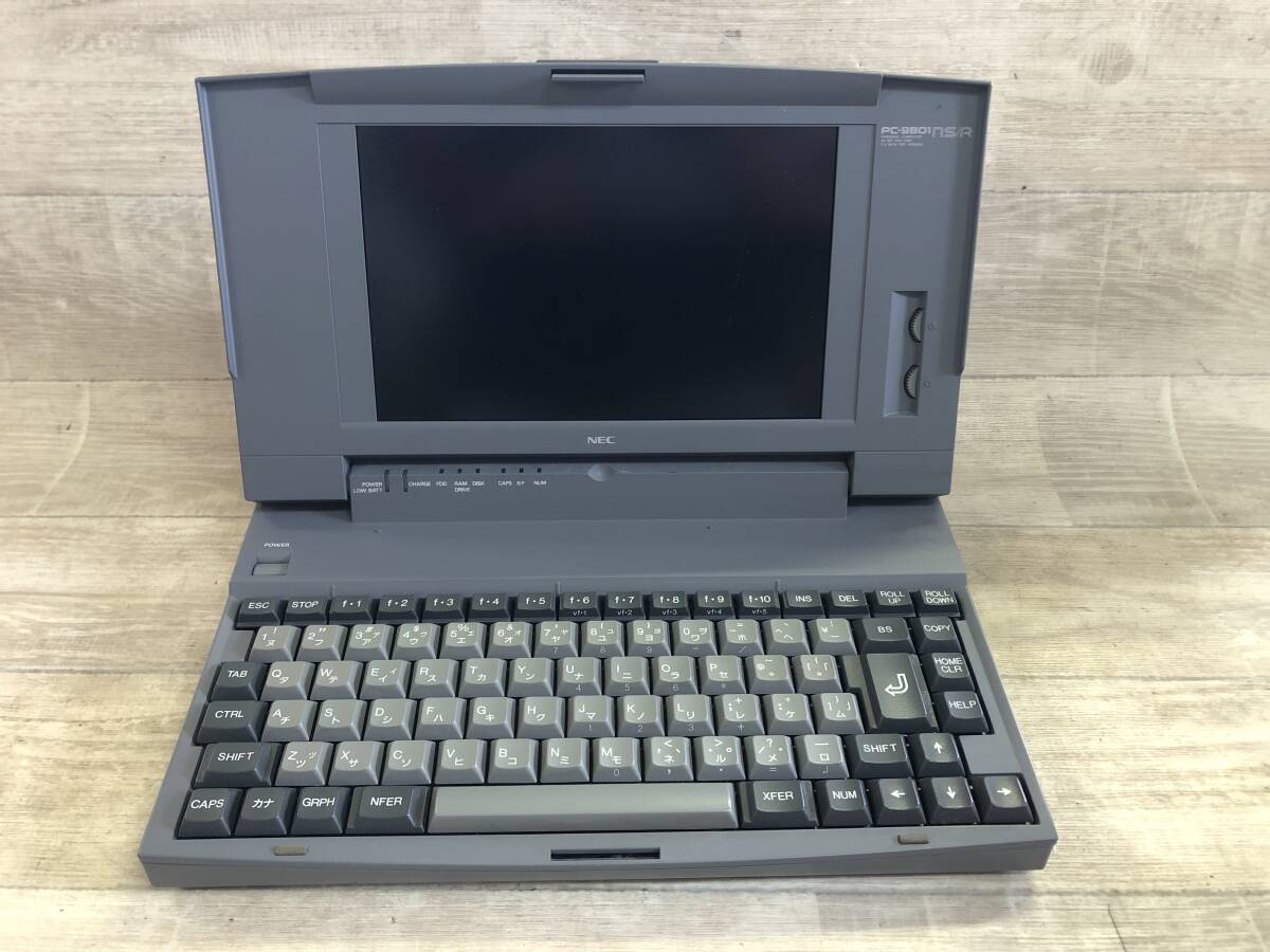 L-2821 NEC PC-9801NS/R HDDあり PC98 ノートパソコン ジャンク L-2821 NEC PC-9801NS/R HDDあり PC98 ノートパソコン ジャンク