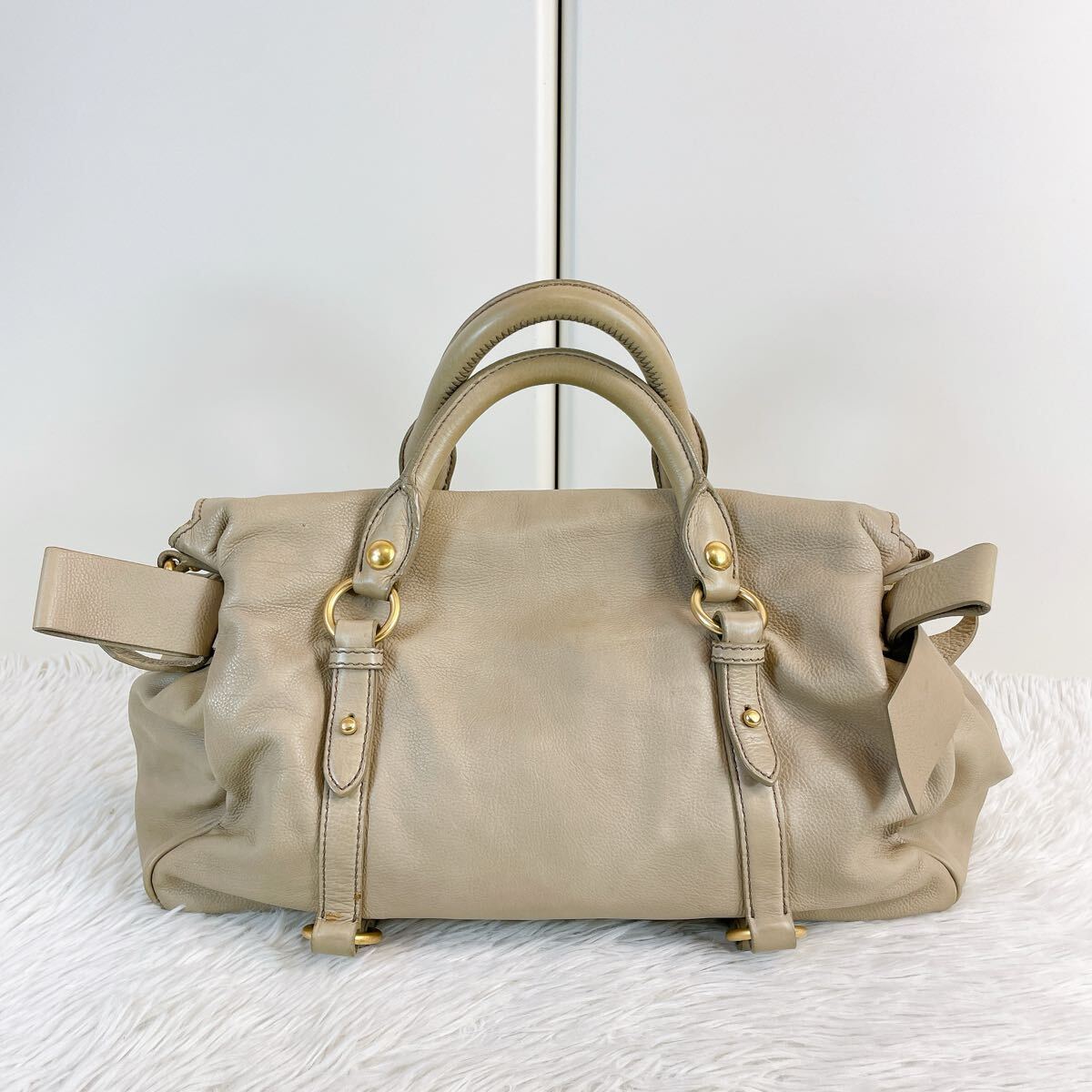 MIU MIU ミュウミュウ 2wayバッグ ハンドバッグ ショルダー MIU MIU ミュウミュウ 2wayバッグ ハンドバッグ ショルダー