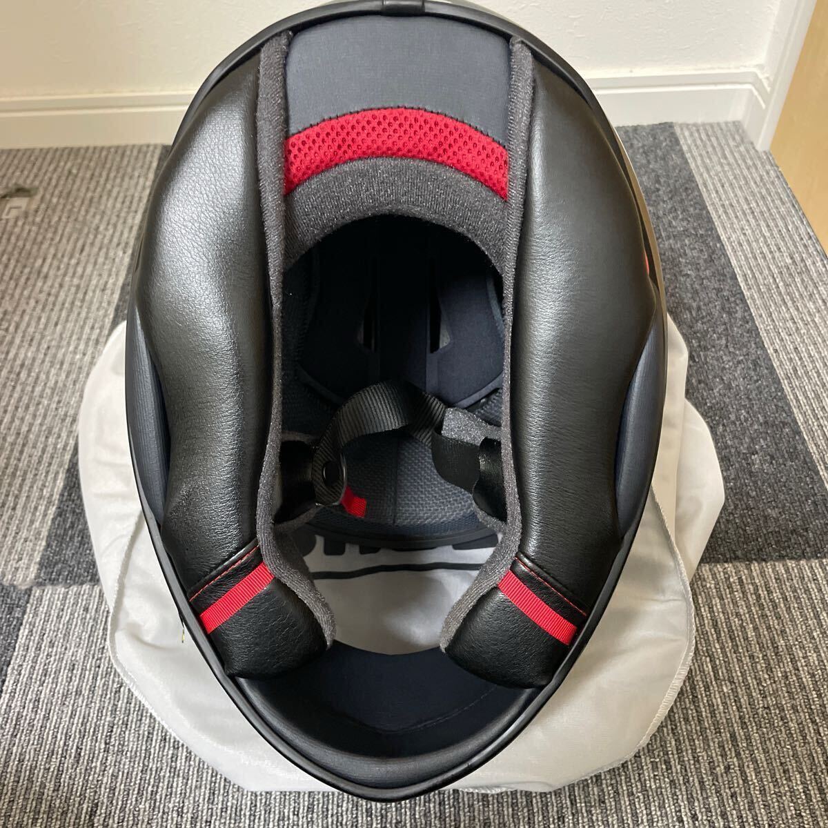 美品 SHOEI ショウエイ Z-8 Z8 フルフェイス ヘルメット 2022年3月 Lサイズ 59cm ブラック 黒 バイク 二輪 ツーリング オートバイ (263)