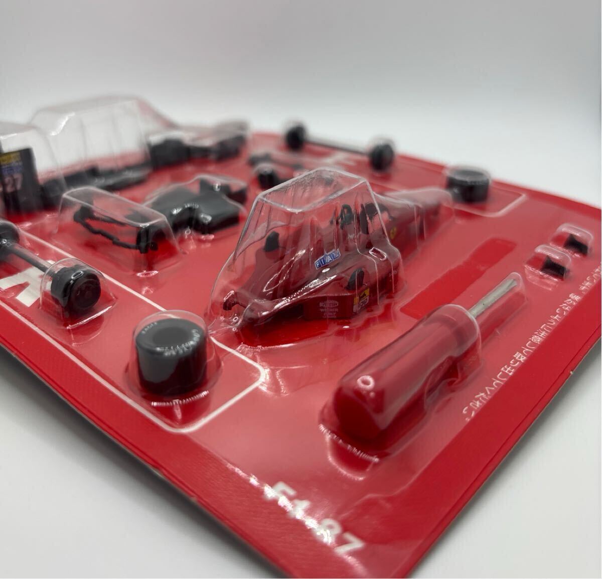 未組立 フェラーリ フォーミュラカーモデルコレクションⅡ F1-87 No.27 F1 Ferrari ミニカー フィギュア 組立 キット Kyosho 京商