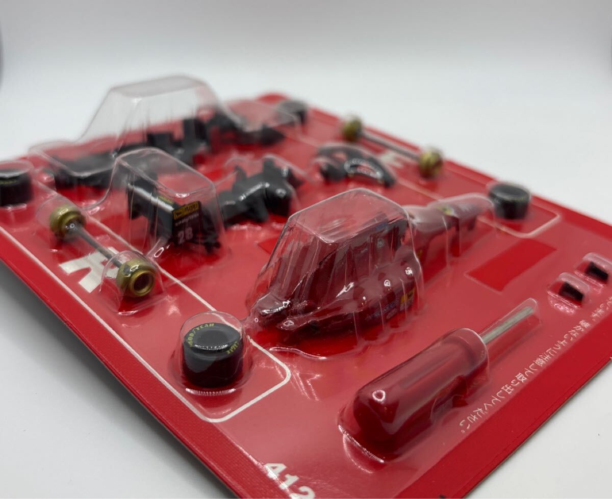  не собран Ferrari Formula машина модель коллекция Ⅱ 412 T1 No.28 F1 Ferrari миникар фигурка комплект для сборки Kyosho Kyosho 