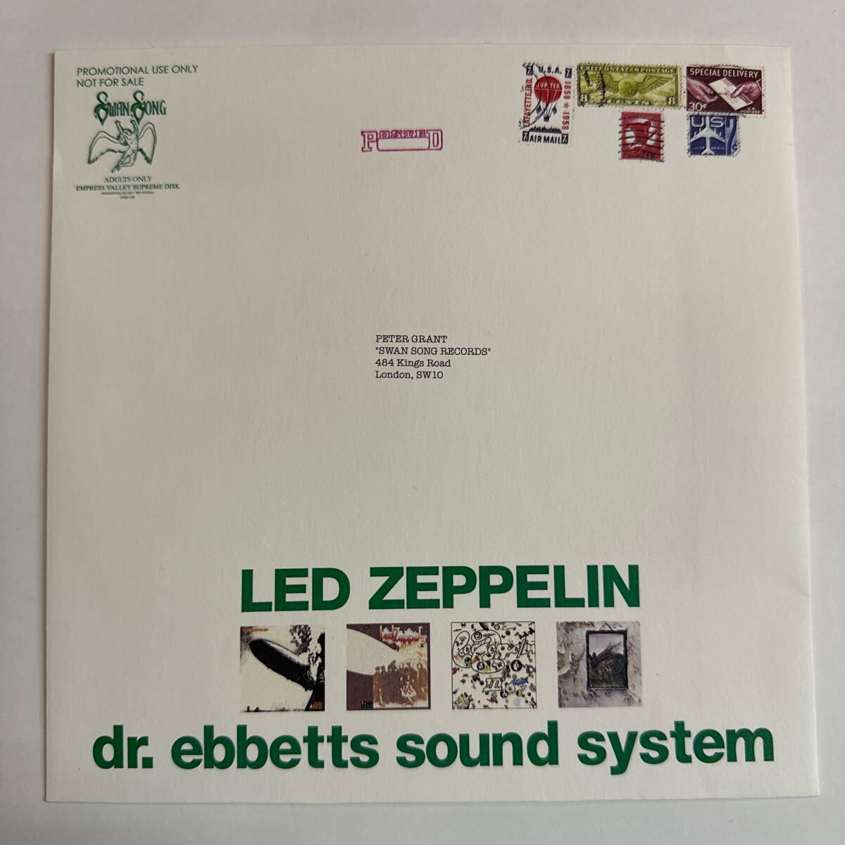 LED ZEPPELIN / OUR FIRST FOUR Dr Ebbetts Sound System 「俺