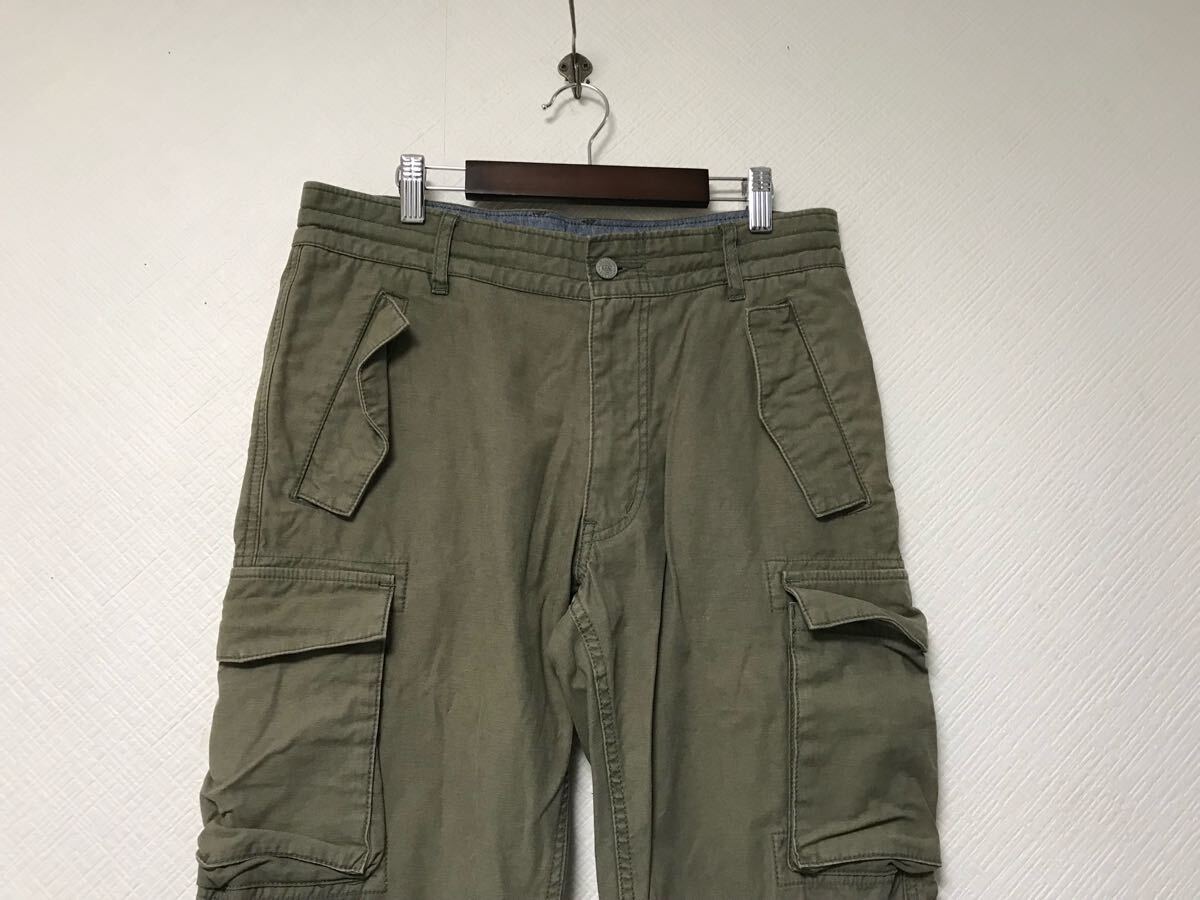 本物カンタベリーCANTERBURYコットンカーゴパンツメンズサーフアメカジミリタリーストリートスケーターワークビジネスカーキM_画像2