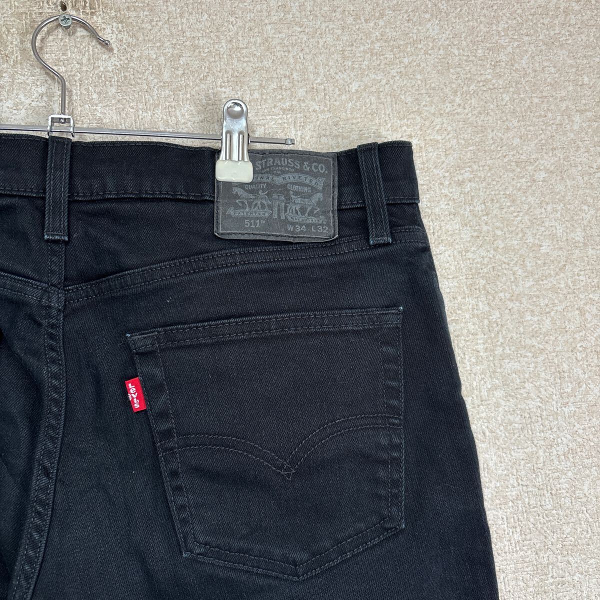 美品】 levi's リーバイス 511 後染め 04511-0168 W34 L32 美品】 levi's リーバイス 511 後染め 04511-0168 W34 L32