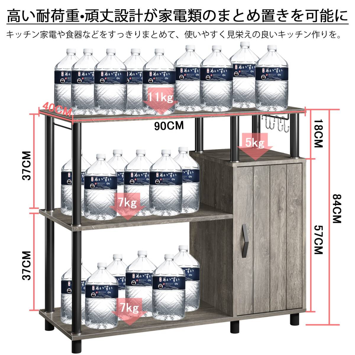 キッチン収納オープンシェルフ ラック 収納棚 大容量|Yahoo キッチン収納オープンシェルフ ラック 収納棚 大容量|Yahoo