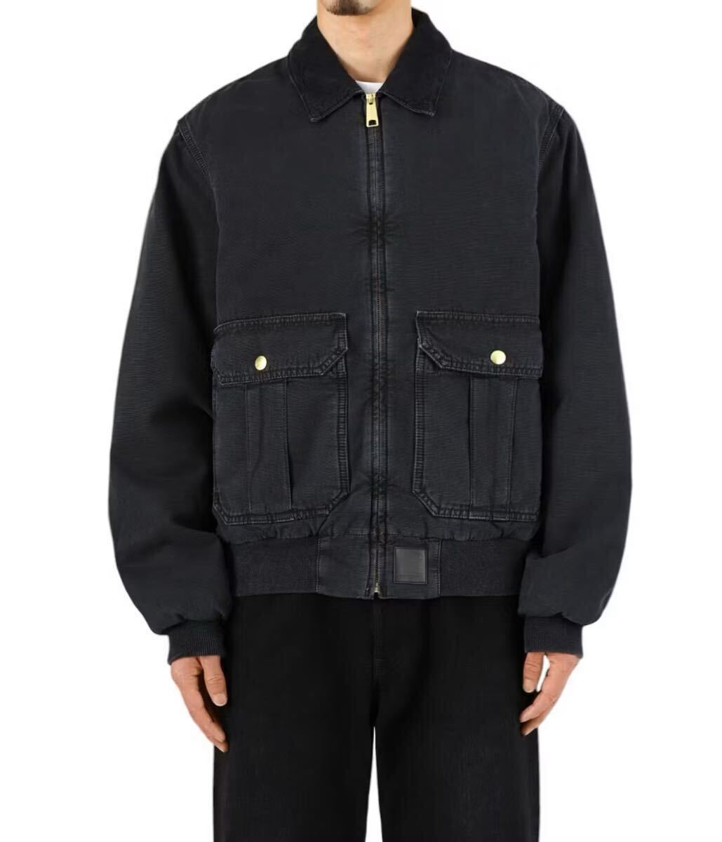 未使用 カーハート carhartt wip スタントンジャケット ブラック 未使用 カーハート carhartt wip スタントンジャケット ブラック