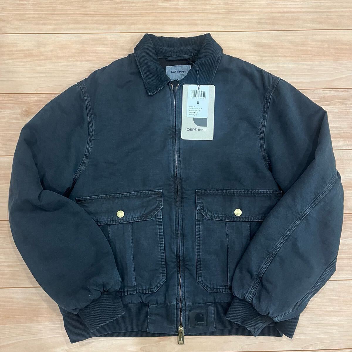 未使用 カーハート carhartt wip スタントンジャケット ブラック 未使用 カーハート carhartt wip スタントンジャケット ブラック