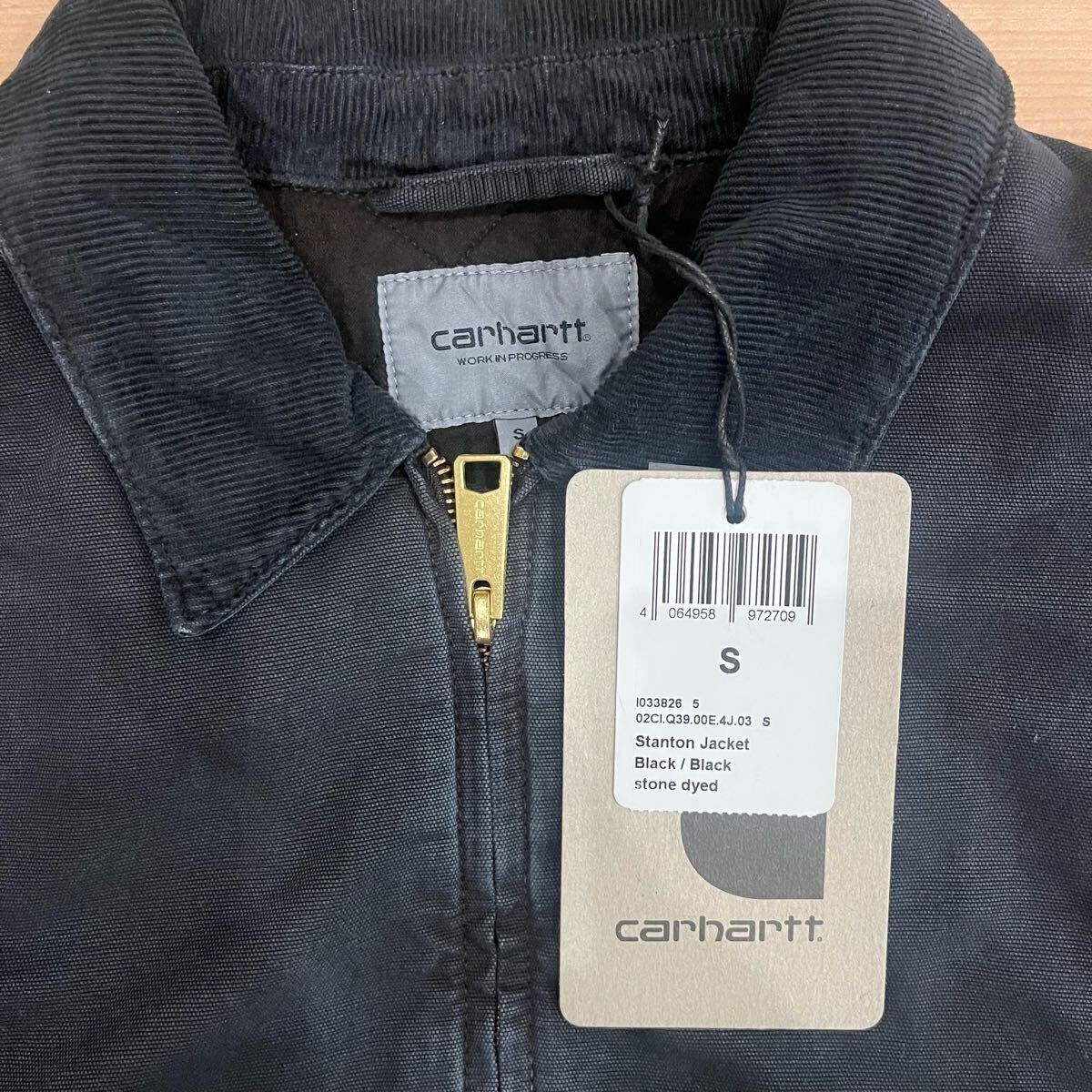 未使用 カーハート carhartt wip スタントンジャケット ブラック 未使用 カーハート carhartt wip スタントンジャケット ブラック