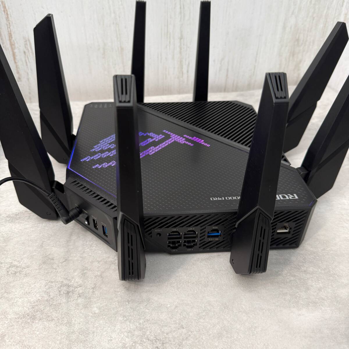ほぼ新品 】ASUS WiFi6 ROG Rapture GT-AX11000 PRO ゲーミング ほぼ新品 】ASUS WiFi6 ROG Rapture GT-AX11000 PRO ゲーミング