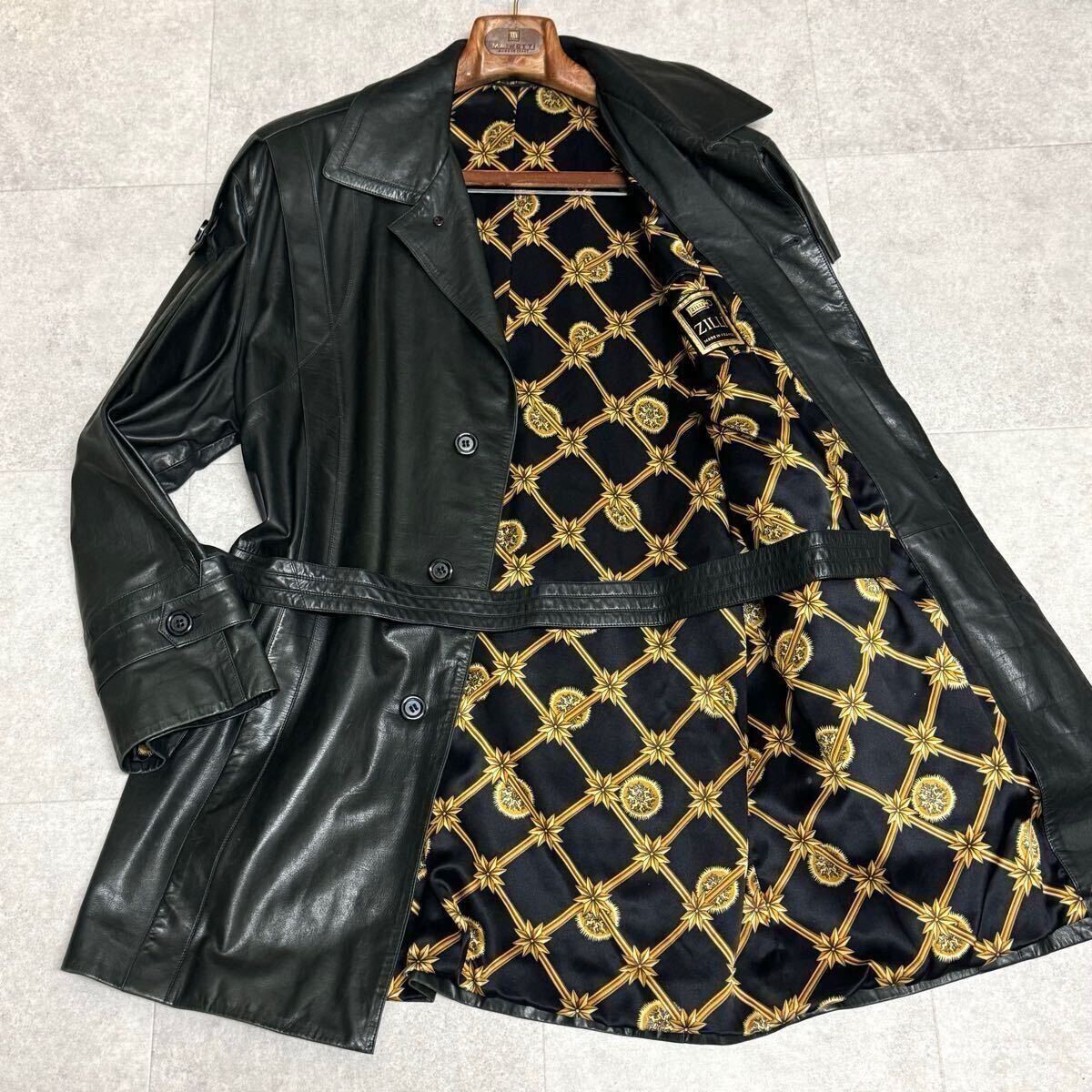 定価150万超!!世界最高峰!! ZIILI ジリー レザー トレンチコート 定価150万超!!世界最高峰!! ZIILI ジリー レザー トレンチコート