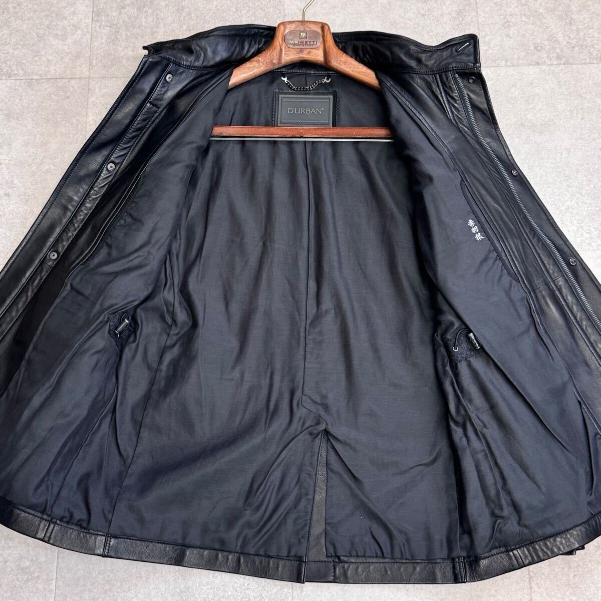 美品◎XLサイズ相当◎ DURBAN ダーバン 現行 ラムレザー 美品◎XLサイズ相当◎ DURBAN ダーバン 現行 ラムレザー