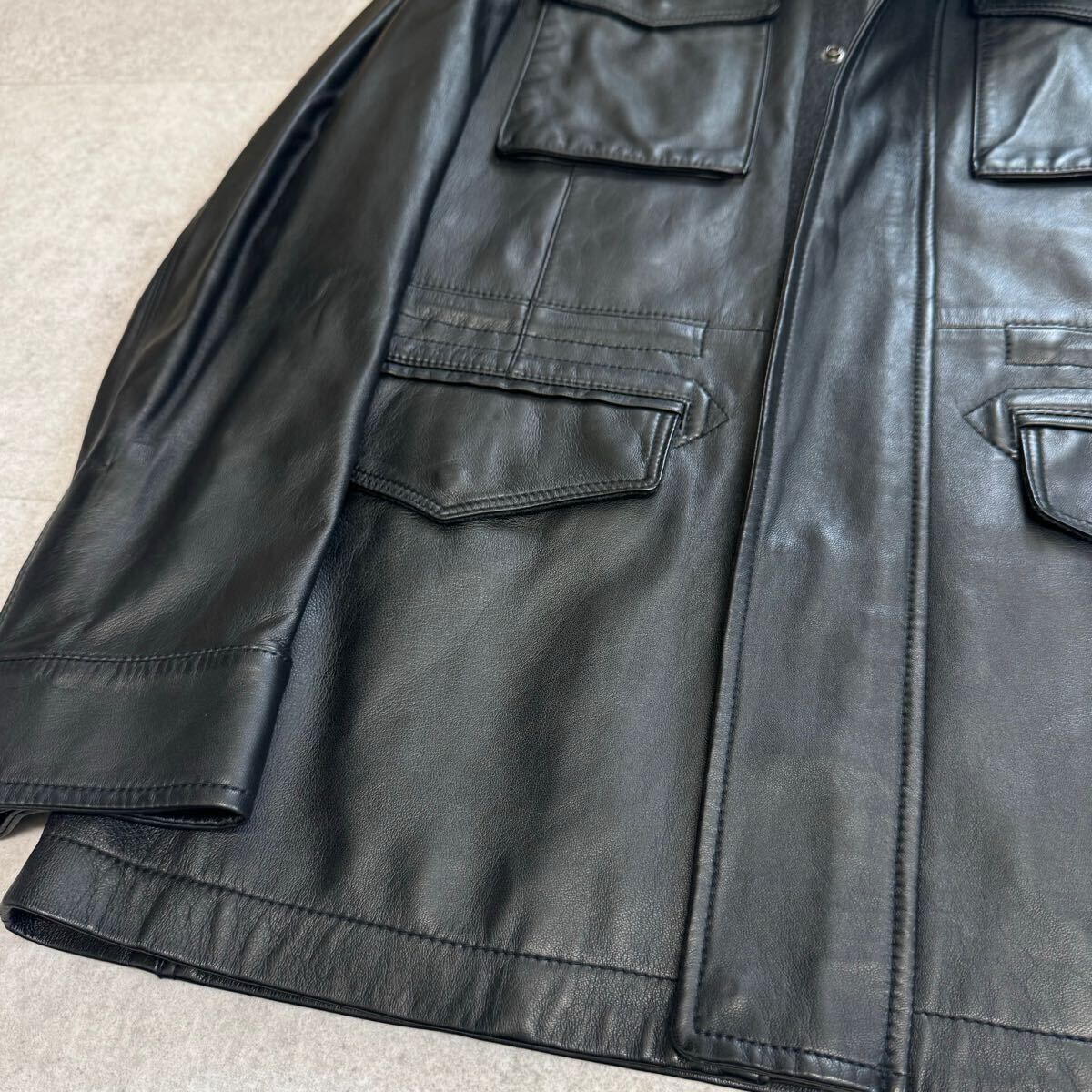 美品◎XLサイズ相当◎ DURBAN ダーバン 現行 ラムレザー 美品◎XLサイズ相当◎ DURBAN ダーバン 現行 ラムレザー