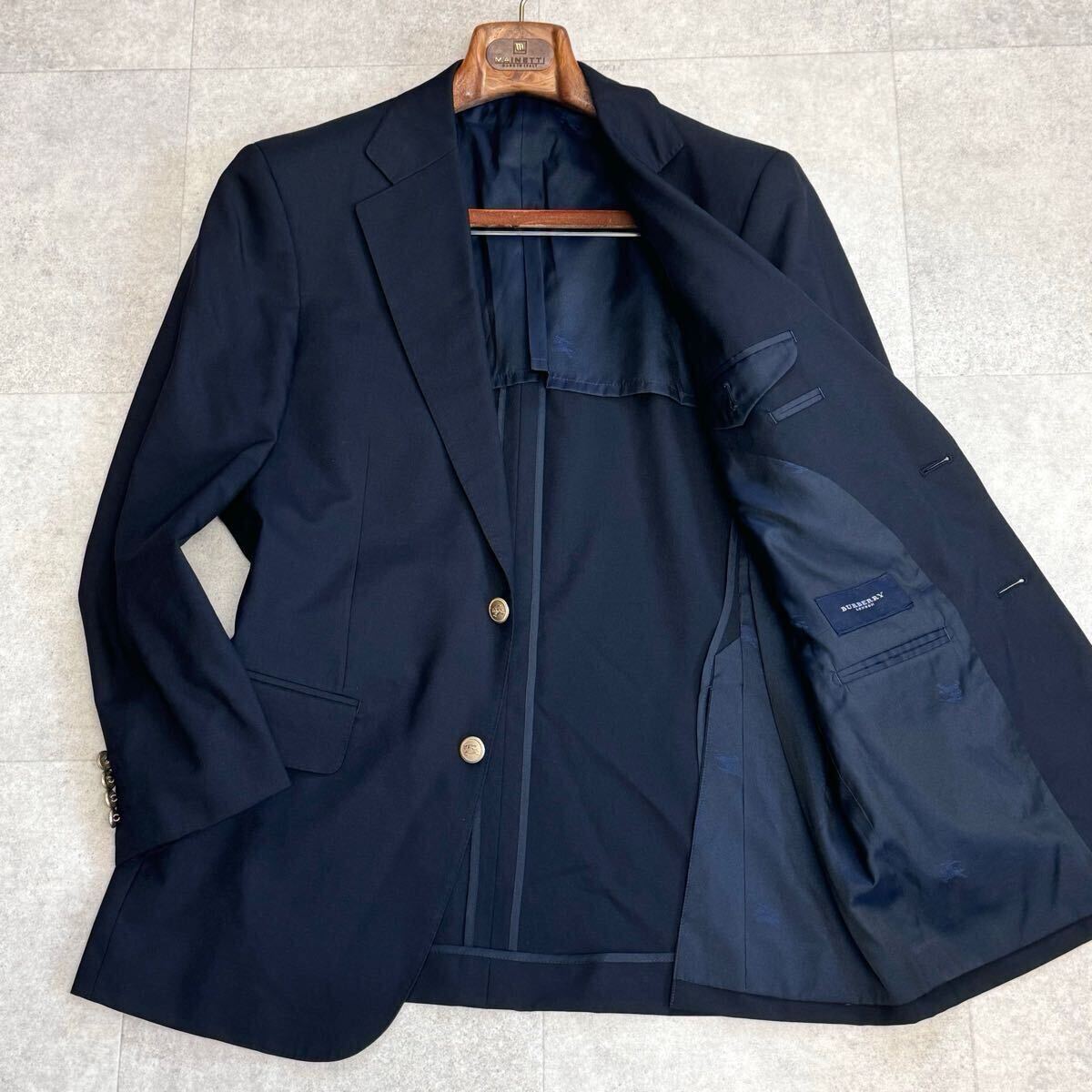 美品◎希少Lサイズ相当◎バーバリーロンドン ブレザー 銀ボタン 美品◎希少Lサイズ相当◎バーバリーロンドン ブレザー 銀ボタン