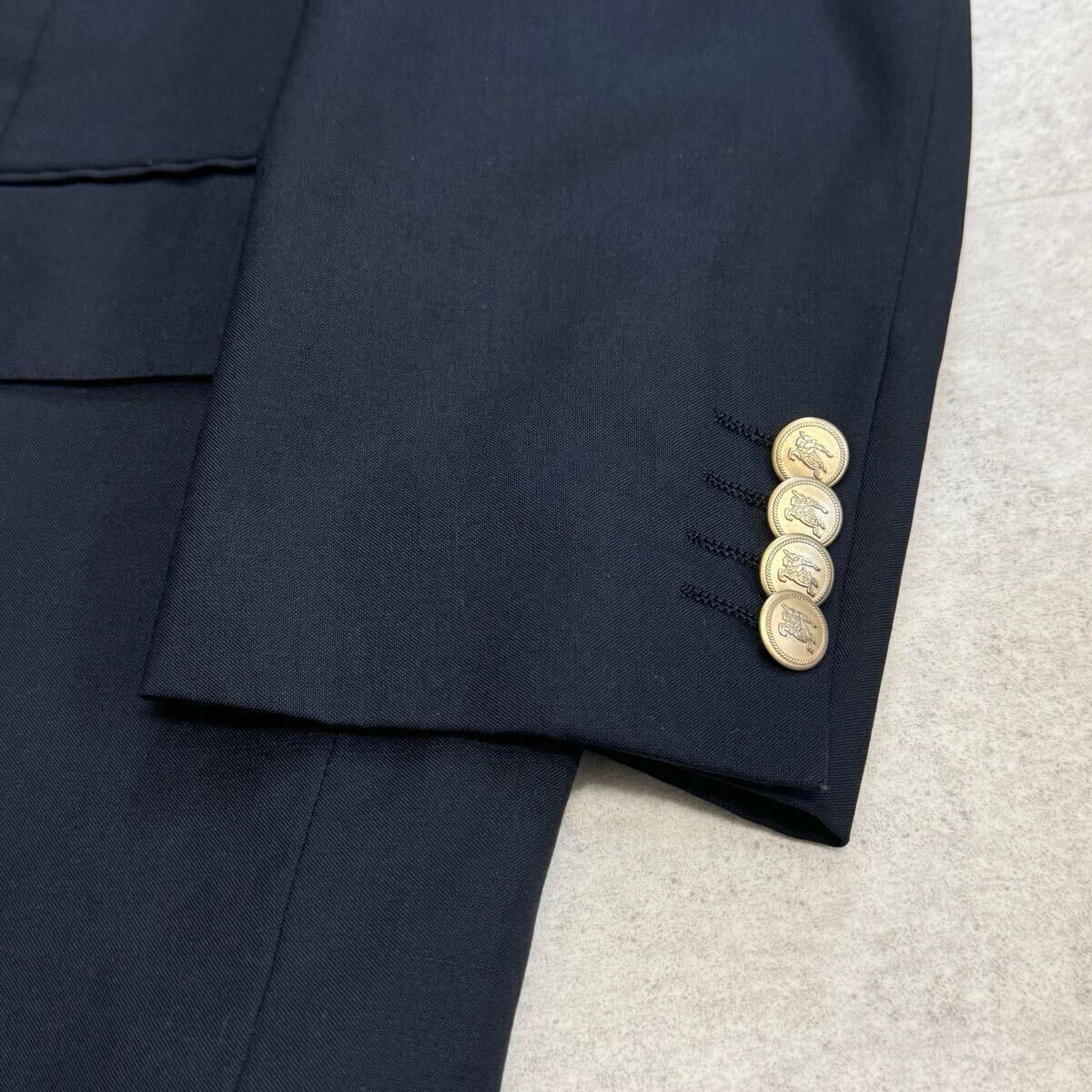 美品◎希少Lサイズ相当◎バーバリーロンドン ブレザー 銀ボタン 美品◎希少Lサイズ相当◎バーバリーロンドン ブレザー 銀ボタン