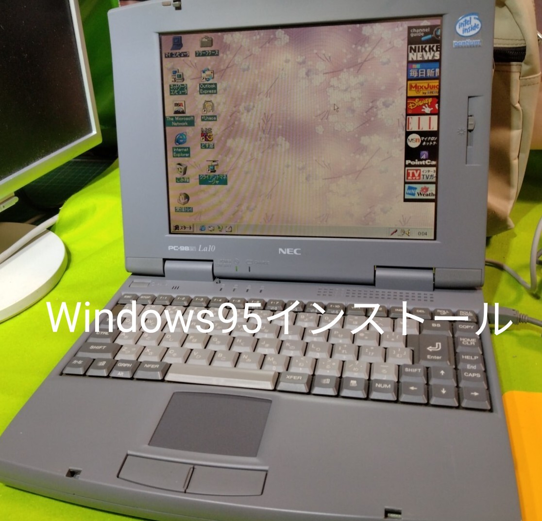 □NEC PC-98NOTE PC-9821La10/8 ジャンク ACアダプタ 付属 PC □NEC PC-98NOTE PC-9821La10/8 ジャンク ACアダプタ 付属 PC