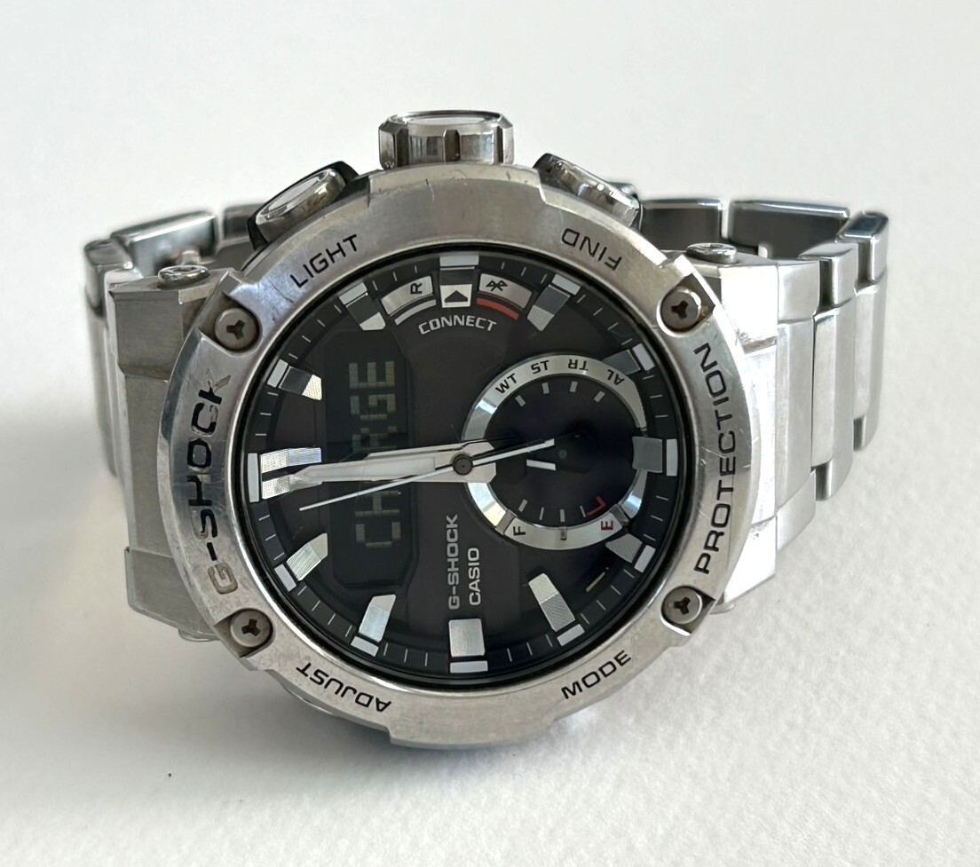 B22)100円～CASIO/カシオ G-SHOCK GST-B200D-1AJF タフソーラー