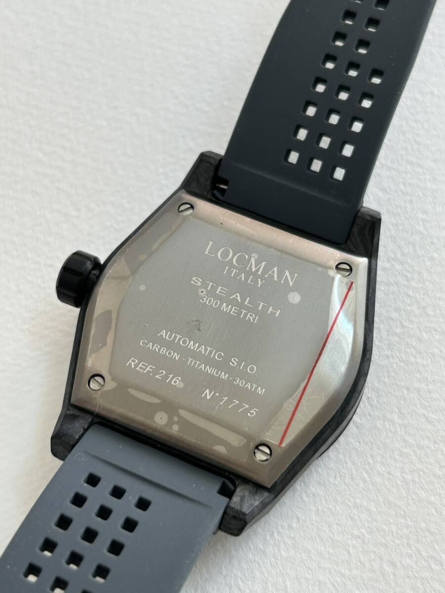 B6)100円~新品同様 LOCMAN/ロックマン ステルス 300m ダイバー B6)100円~新品同様 LOCMAN/ロックマン ステルス 300m ダイバー