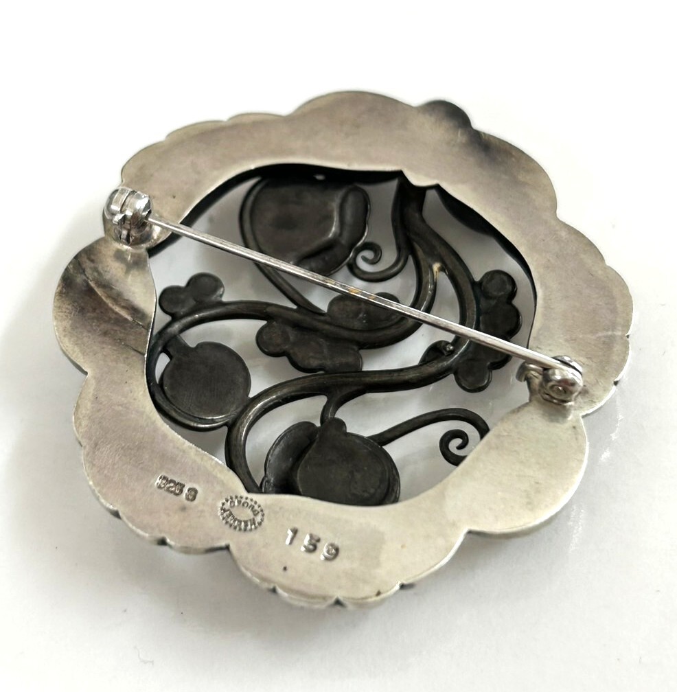B8)100円~Georg Jensen/ジョージジェンセン 159 オニキス SV925 B8)100円~Georg Jensen/ジョージジェンセン 159 オニキス SV925