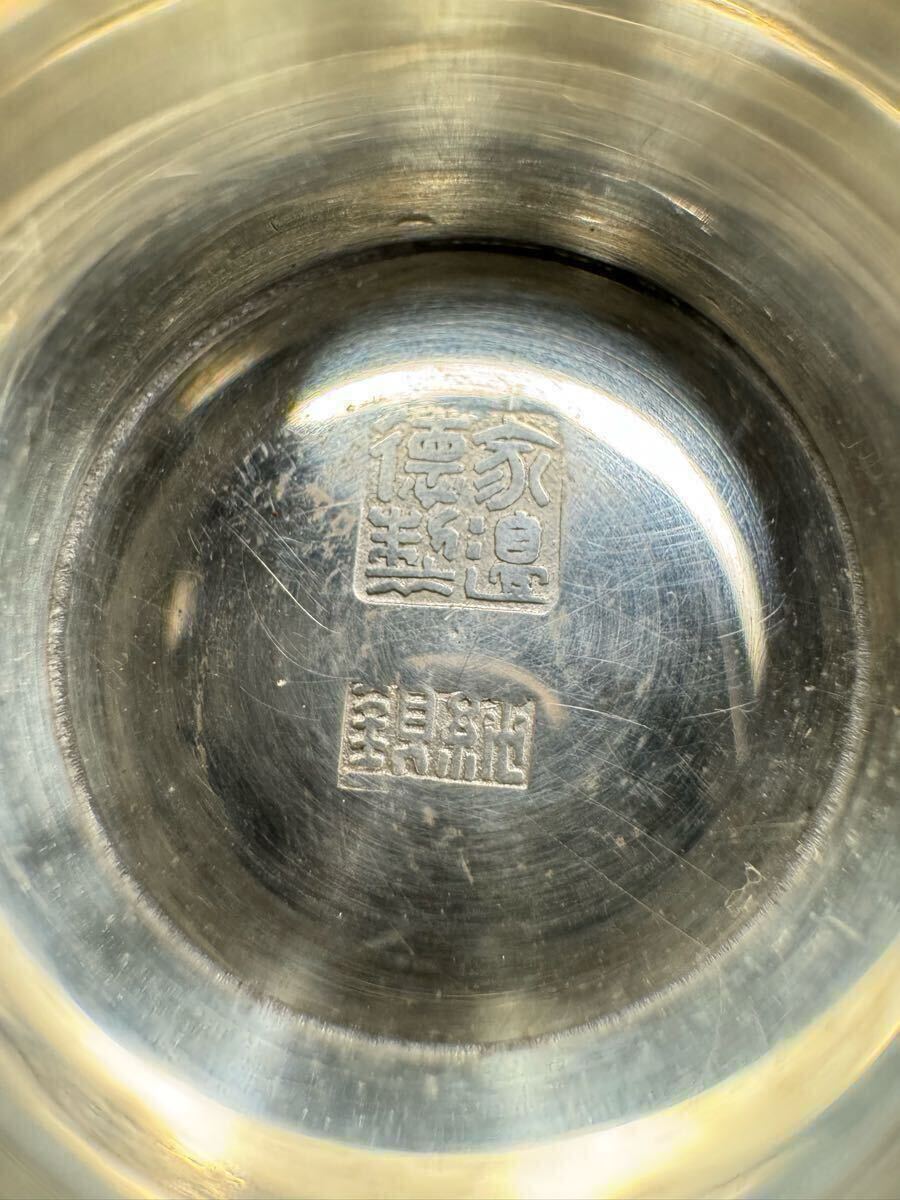 ☆ 時代物 純銀 銀盃 30g 刻印 木箱 記念 ☆ シルバー 銀 盃 ☆ 時代物 純銀 銀盃 30g 刻印 木箱 記念 ☆ シルバー 銀 盃