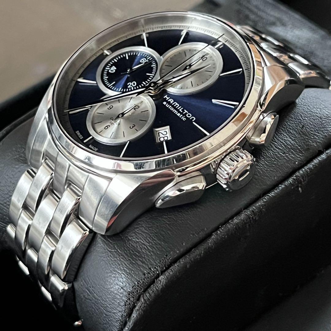 美品】HAMILTON ハミルトン ジャズマスター オートクロノ 自動 美品】HAMILTON ハミルトン ジャズマスター オートクロノ 自動