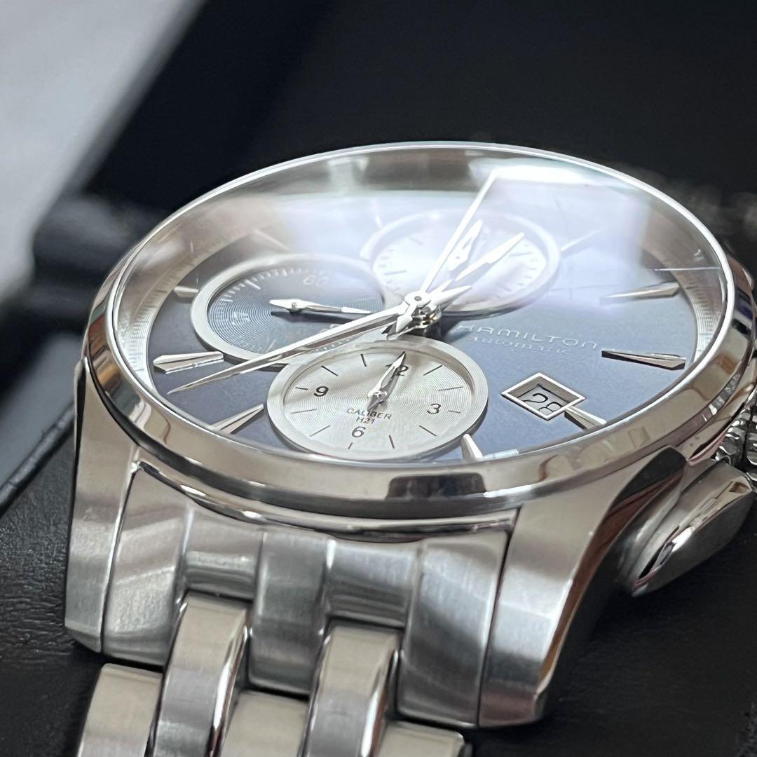 美品】HAMILTON ハミルトン ジャズマスター オートクロノ 自動 美品】HAMILTON ハミルトン ジャズマスター オートクロノ 自動