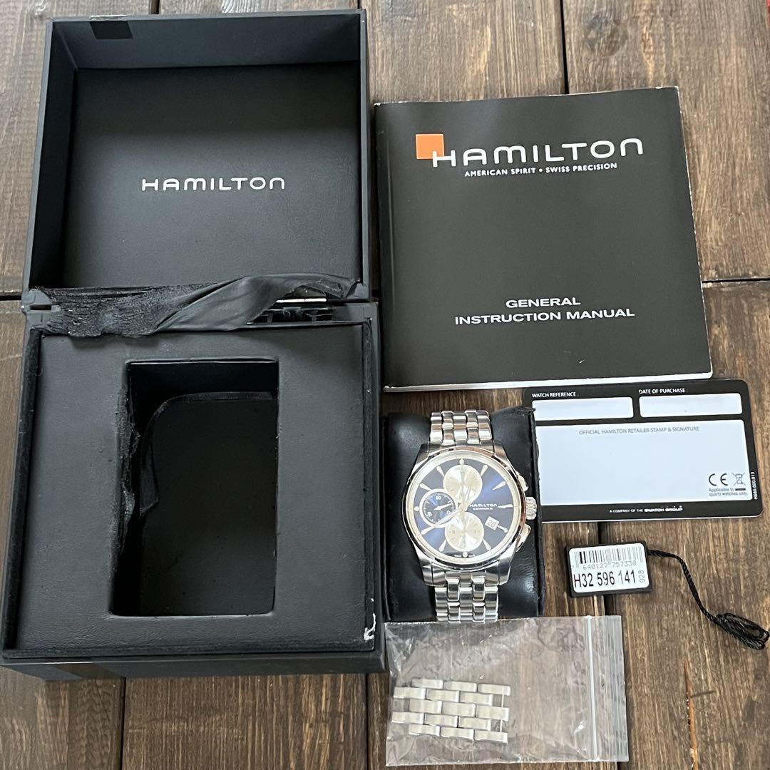 美品】HAMILTON ハミルトン ジャズマスター オートクロノ 自動 美品】HAMILTON ハミルトン ジャズマスター オートクロノ 自動