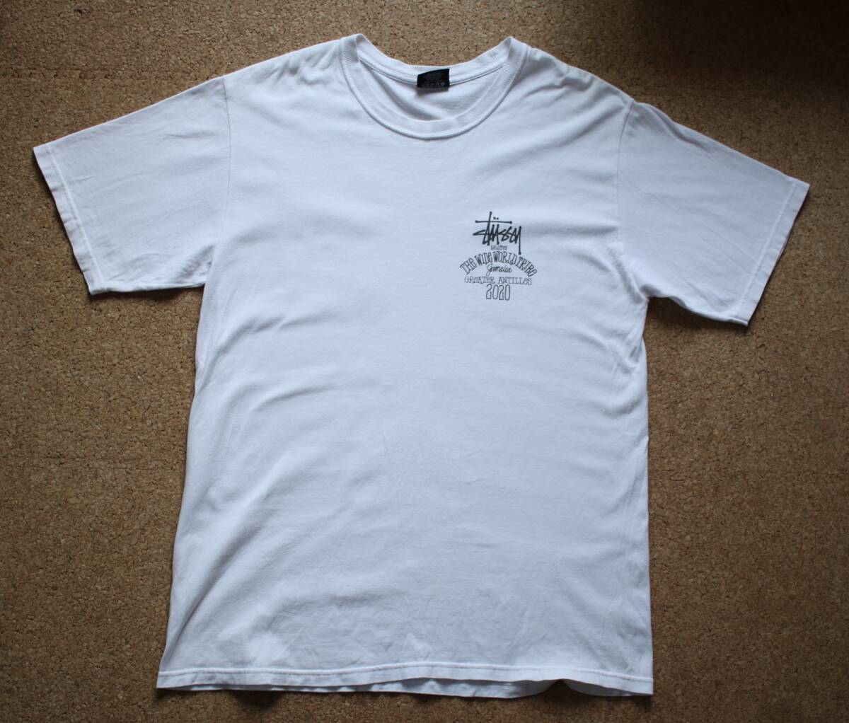 ☆1円 stussy ステューシー Tシャツ 半袖 ホワイト 白 Jamaica ☆1円 stussy ステューシー Tシャツ 半袖 ホワイト 白 Jamaica